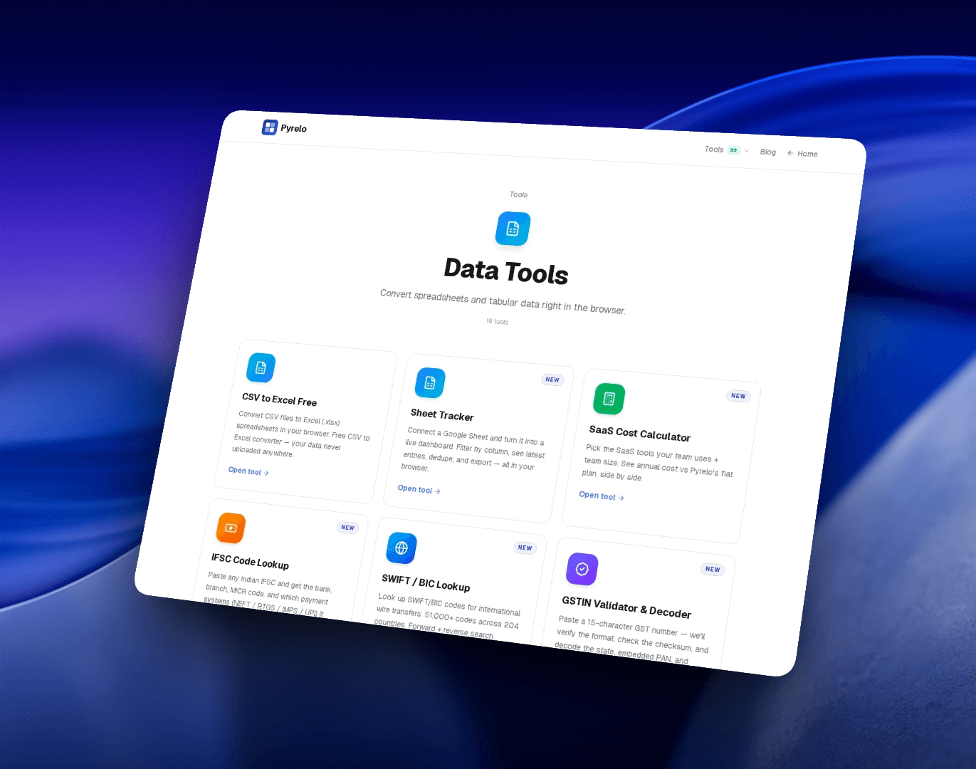 Data & finance